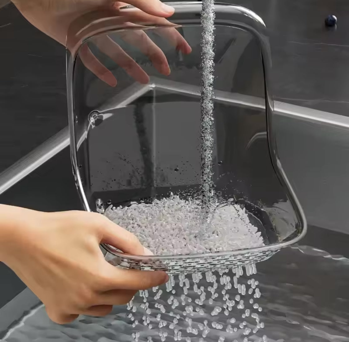 Double Drainage Sink Washing Basket, Multifunctional Kitchen Sink Drain Basket, Vegetable And Fruit Drainer Bowl Double Drainage Sink Washing Basket, Multifunctional Kitchen Sink Drain Basket, Vegetable And Fruit Drainer Bowl